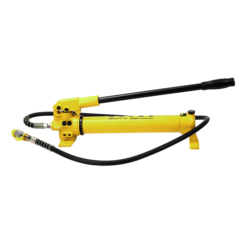 CP-700A Portátil Pequena Alta Pressão 10000 Psi 700 Bar Bomba Hidráulica Manual Com Manômetro E Adaptação